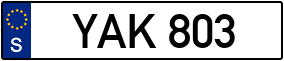 Truck License Plate